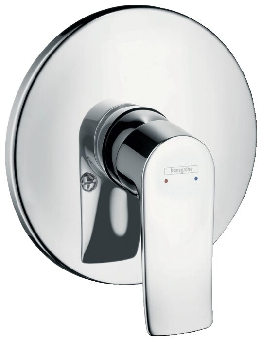 Смеситель для душа hansgrohe Metris 31686000 + 13620180 однорычажный встраиваемый от компании MetSnab - фото 1