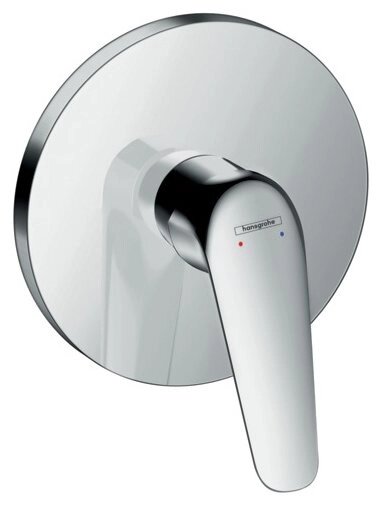 Смеситель для душа hansgrohe Novus 71065000 + 01800180 однорычажный встраиваемый от компании MetSnab - фото 1