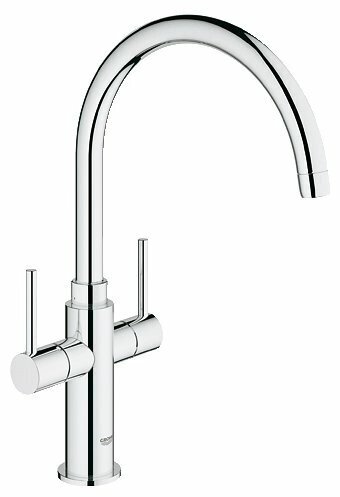 Смеситель для кухни (мойки) Grohe Ambi Cosmopolitan 30190000 двухрычажный от компании MetSnab - фото 1