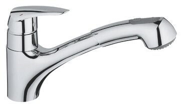 Смеситель для кухни (мойки) Grohe Eurodisc 32257001 однорычажный от компании MetSnab - фото 1