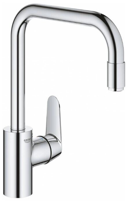 Смеситель для кухни (мойки) Grohe Eurodisc Cosmopolitan 31122004 однорычажный от компании MetSnab - фото 1