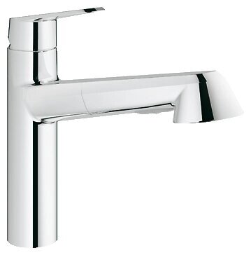 Смеситель для кухни (мойки) Grohe Eurodisc Cosmopolitan 32257002 однорычажный от компании MetSnab - фото 1