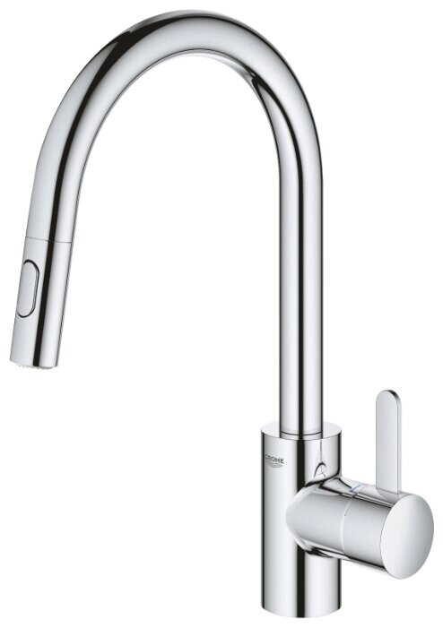 Смеситель для кухни (мойки) Grohe Eurostyle Cosmopolitan 31481001 однорычажный от компании MetSnab - фото 1