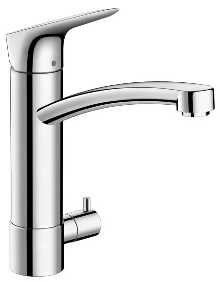 Смеситель для кухни (мойки) hansgrohe Logis 71834000 однорычажный от компании MetSnab - фото 1