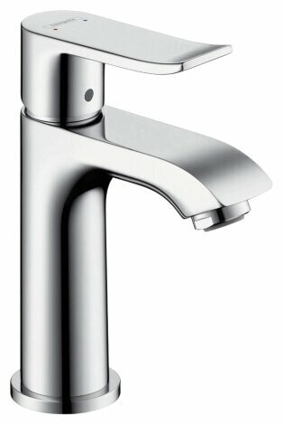 Смеситель для раковины (умывальника) hansgrohe Metris 31088000 однорычажный от компании MetSnab - фото 1