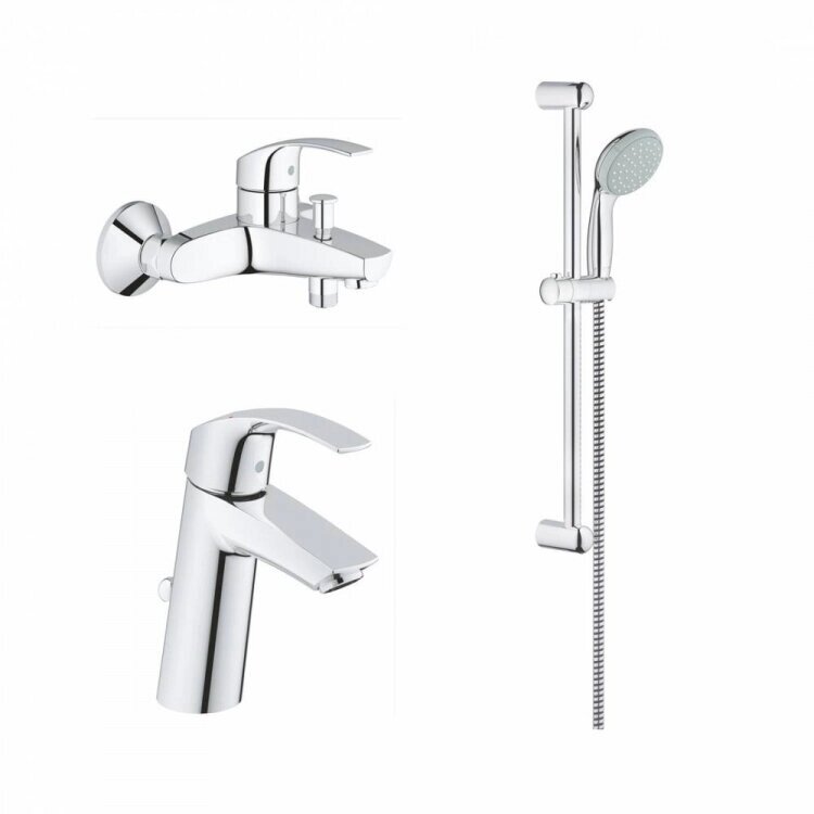 Смеситель для ванны Grohe Eurosmart New (124458) от компании MetSnab - фото 1