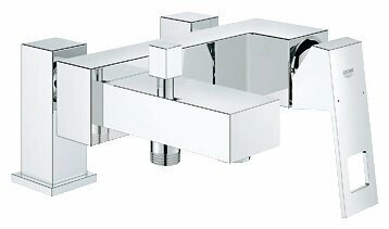 Смеситель для ванны с подключением душа Grohe Eurocube 23143000 однорычажный встраиваемый от компании MetSnab - фото 1