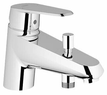 Смеситель для ванны с подключением душа Grohe Eurodisc Cosmopolitan 33192002 однорычажный от компании MetSnab - фото 1