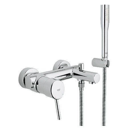 Смеситель Grohe Concetto 32212001 для ванны с душевым набором от компании MetSnab - фото 1