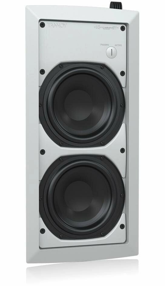 Tannoy IW 62S-WH сабвуфер, встраиваемый в стену, 2 x 6,5quot;, 160Вт RMS/640Вт пик, 4Ом, SPL122дБ (пик.) 29-110Гц от компании MetSnab - фото 1