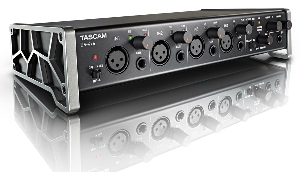 Tascam US-4x4 USB USB/MIDI аудиоинтерфейс от компании MetSnab - фото 1