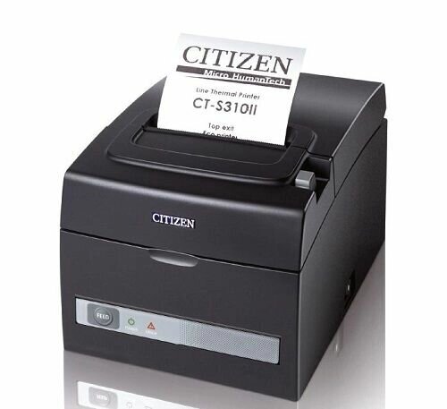 Термопринтер Citizen CT-S310II (CTS310IIEBK) 203 dpi, ширина 57мм, скорость 160мм/с, USB + serial; 230V; internal PS, от компании MetSnab - фото 1