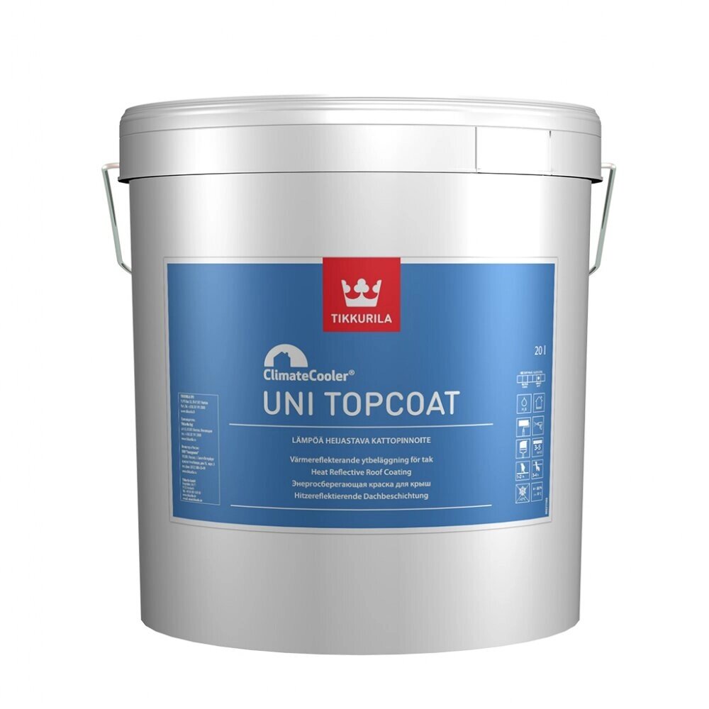 Tikkurila ClimateCooler Uni Topcoat (20 л темно-коричневый ) от компании MetSnab - фото 1