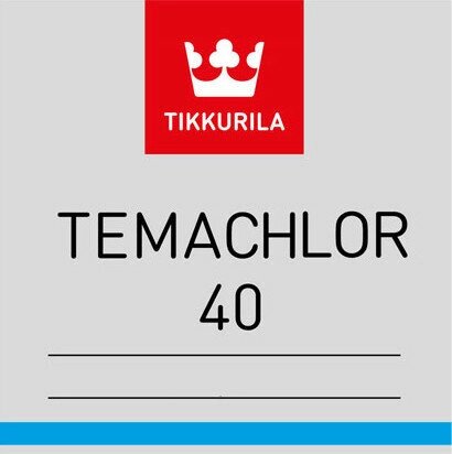 Tikkurila Temachlor 40 / Тиккурила Темахлор 40 полуглянцевая краска хлоркаучуковая однокомпонентная, 18 от компании MetSnab - фото 1