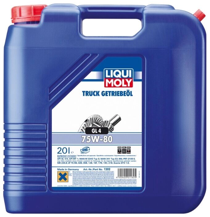 Трансмиссионное масло LIQUI MOLY Truck Getriebeoil 75W-80 от компании MetSnab - фото 1