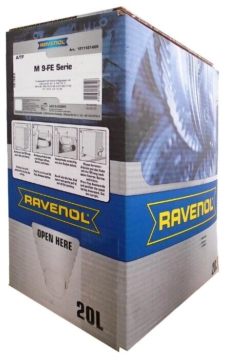 Трансмиссионное масло Ravenol ATF M 9-FE ecobox от компании MetSnab - фото 1