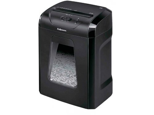 Уничтожитель бумаг Fellowers PowerShred 12C FS-71201, черный от компании MetSnab - фото 1