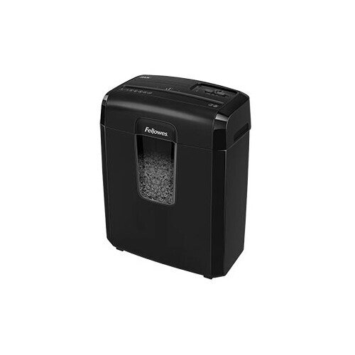 Уничтожитель бумаг FELLOWES MicroShred 8MC, P-4, 3х10 мм, 8 лист. одновременно, 14л [fs-46925] от компании MetSnab - фото 1