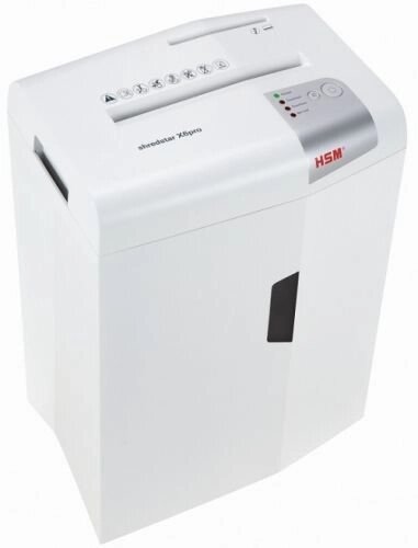 Уничтожитель бумаг HSM Shredstar X6-2.0x15 1046111 секр. P-5 фрагменты/7л/21лтр., скрепки/скобы/плкарты/CD, white от компании MetSnab - фото 1