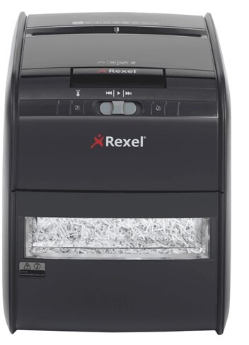 Уничтожитель бумаг Rexel AUTO+ 60X 2103060EU секр. P-3, фрагменты/60л/15лтр., скрепки/скобы/плкарты от компании MetSnab - фото 1