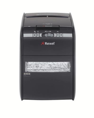 Уничтожитель бумаг Rexel Auto+ 90X 2103080EUA секр. P-3, фрагменты/90л/20лтр., скрепки/скобы/плкарты от компании MetSnab - фото 1