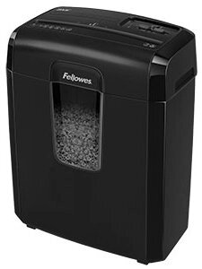 Уничтожитель документов Fellowes Microshred 8MC, DIN P-4/P-5, 3х10мм, 8лст., 14лтр от компании MetSnab - фото 1