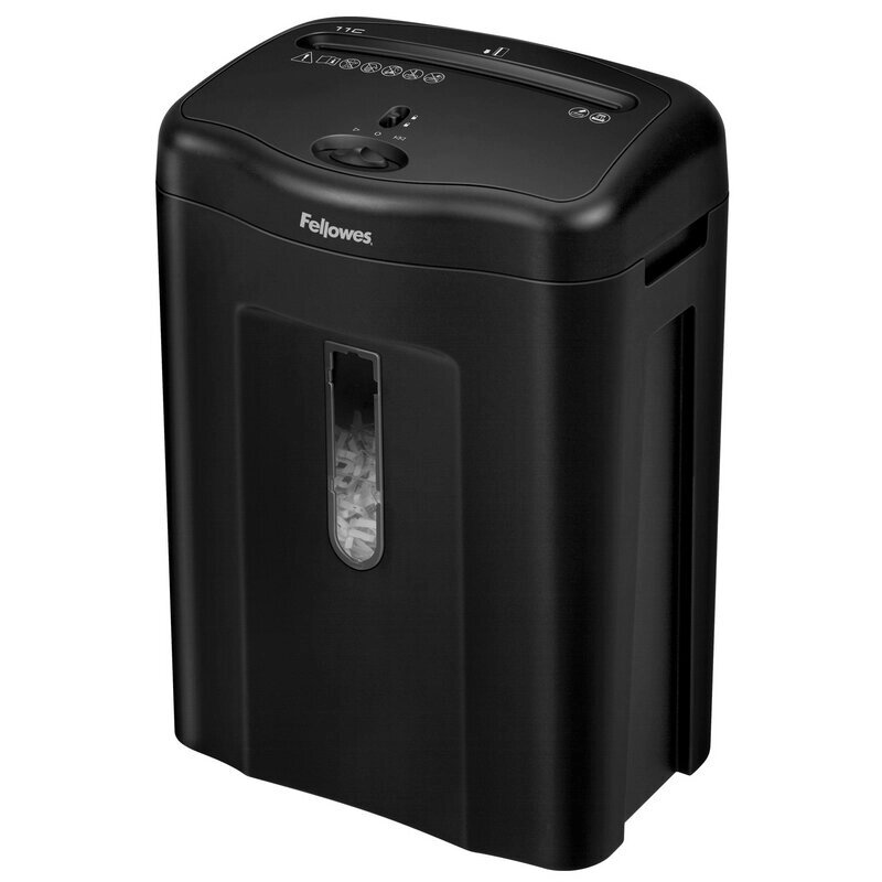 Уничтожитель документов Fellowes Powershred 11C 3-й уровень секретности объем корзины 18 л от компании MetSnab - фото 1