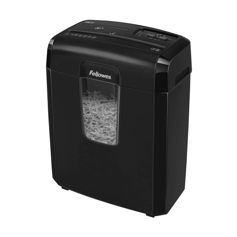 Уничтожитель документов Fellowes PowerShred 8Cd, DIN P-4, 4х35мм, 8лст., 14лтр., уничт.: скобы, скр., пл. карты, CD от компании MetSnab - фото 1