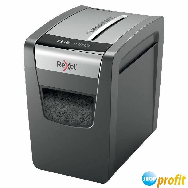 Уничтожитель документов Rexel Momentum X410-SL (4-й уровень секретности, объем корзины 2л) (2104573EU) от компании MetSnab - фото 1