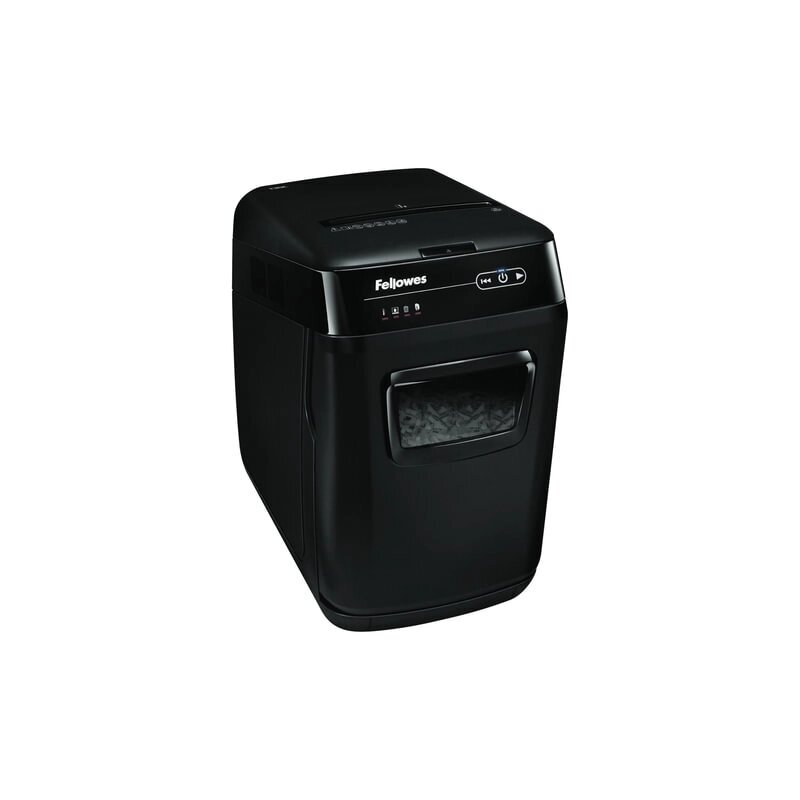 Уничтожитель (шредер) Fellowes AUTOMAX 130C, на 3-5 человек, автоподача, 3 уровень секретности, 4x51 мм, 130 листов, от компании MetSnab - фото 1