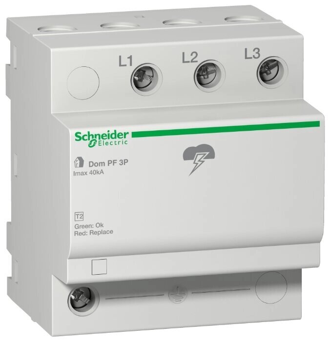 Устройство защиты от перенапряжения для систем энергоснабжения Schneider Electric 16374 от компании MetSnab - фото 1