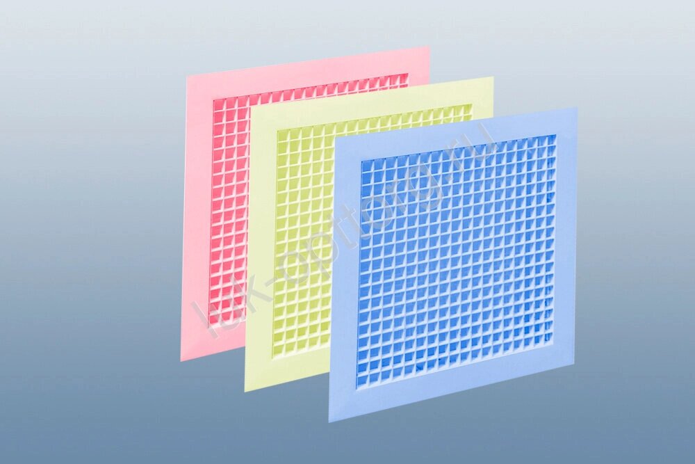 Вентиляционная сотовая решетка СВР-П цветная с пластиковым полотном 2100 * 2200 (Ш * В) от компании MetSnab - фото 1