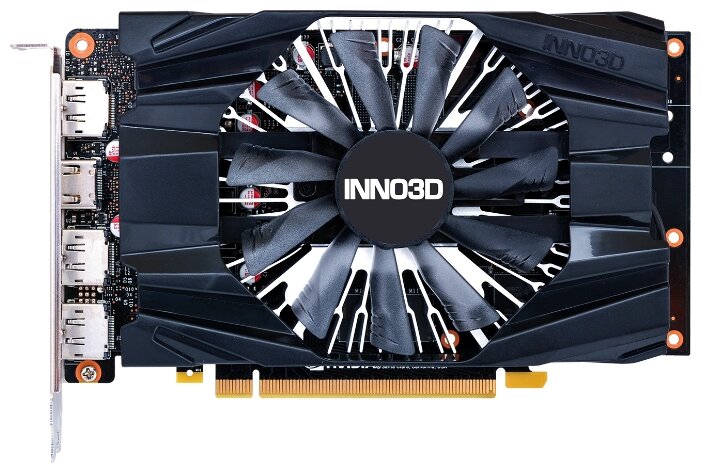 Видеокарта INNO3D GeForce GTX 1660 1785MHz PCI-E 3.0 6144MB 8000MHz 192 bit HDMI 3xDisplayPort HDCP Compact от компании MetSnab - фото 1