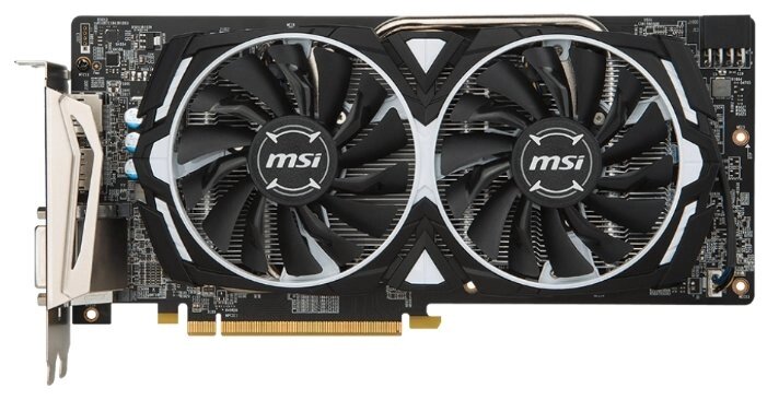 Видеокарта MSI Radeon RX 580 1366Mhz PCI-E 3.0 4096Mb 7000Mhz 256 bit DVI 2xHDMI HDCP Armor OC от компании MetSnab - фото 1