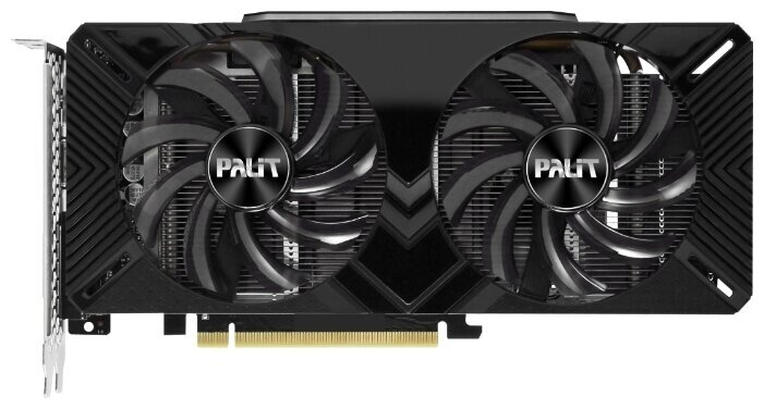 Видеокарта Palit GeForce GTX 1660 1530MHz PCI-E 3.0 6144MB 8000MHz 192 bit DVI HDMI HDCP Dual OC от компании MetSnab - фото 1