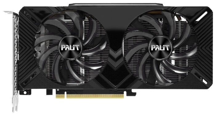 Видеокарта Palit GeForce GTX 1660 Ti 1500MHz PCI-E 3.0 6144MB 12000MHz 192 bit DVI HDMI HDCP Dual OC от компании MetSnab - фото 1