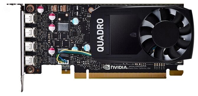 Видеокарта PNY Quadro P620 PCI-E 2.0 2048Mb 128 bit (VCQP620DVI-PB) от компании MetSnab - фото 1