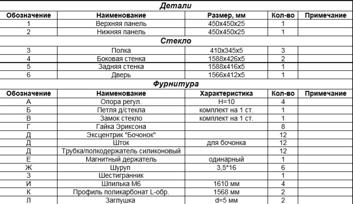 Витрина стеклянная с накопителем 191x45x45см цвет венге (арт. vs450nвн) от компании MetSnab - фото 1