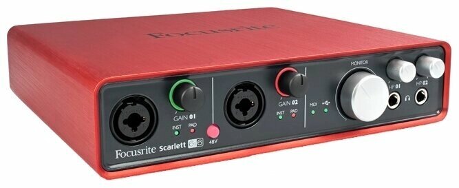 Внешняя звуковая карта Focusrite Scarlett 6i6 2nd Gen от компании MetSnab - фото 1