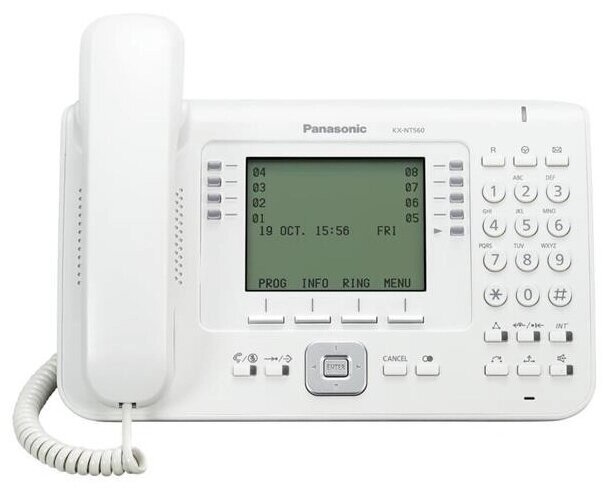 VoIP-телефон Panasonic KX-NT560 белый от компании MetSnab - фото 1