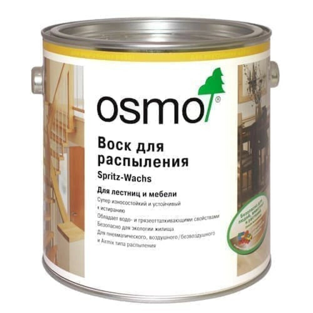 Воск для распыления Osmo Spritz-Wachs 3086 2,5 л от компании MetSnab - фото 1