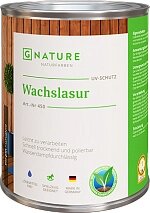 Воск-Лазурь Gnature Wachslasur 450 10л для Окраски и Обновления Деревянных Стен, Потолков, Интерьера, Детских Игрушек от компании MetSnab - фото 1