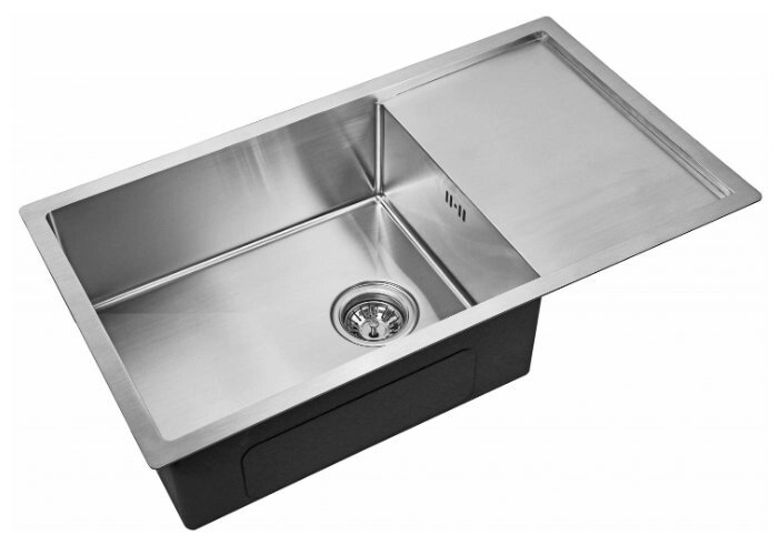 Врезная кухонная мойка ZorG INOX R-7844 78х44см нержавеющая сталь от компании MetSnab - фото 1