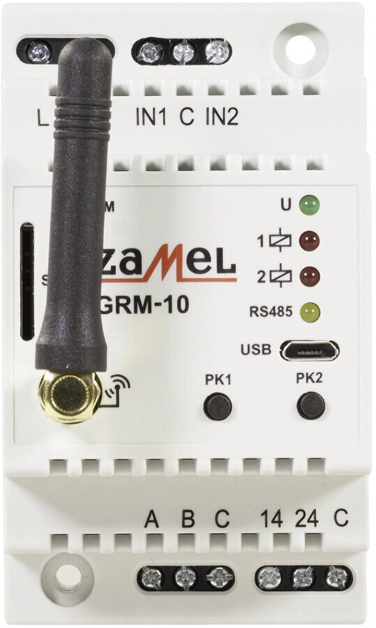 Zamel Приемник дистанционный выключатель GSM модульный от компании MetSnab - фото 1