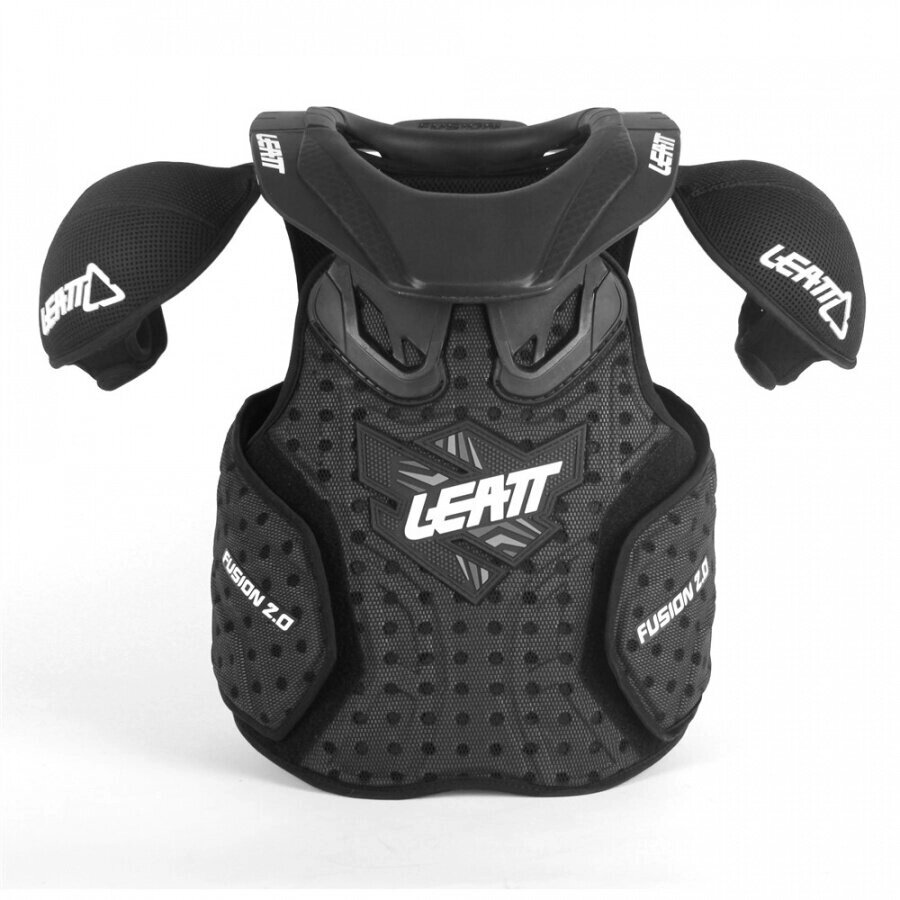 Защита панцирь+ шея подростковый Leatt Fusion Vest Junior 2.0 Black от компании MetSnab - фото 1