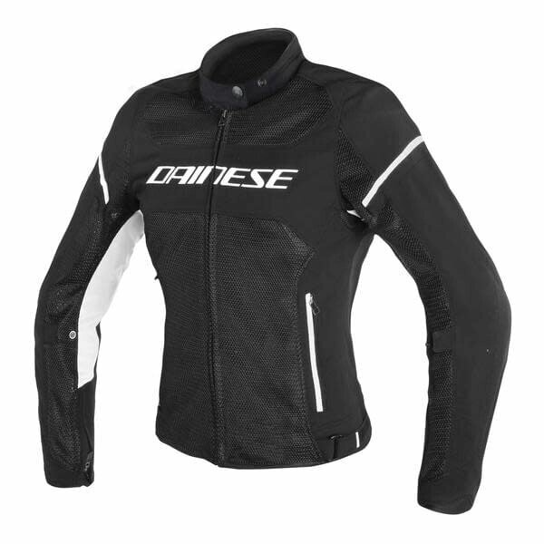 Женская Мотокуртка Dainese Air Frame D1 Tex 948 black/black/white 44 от компании MetSnab - фото 1