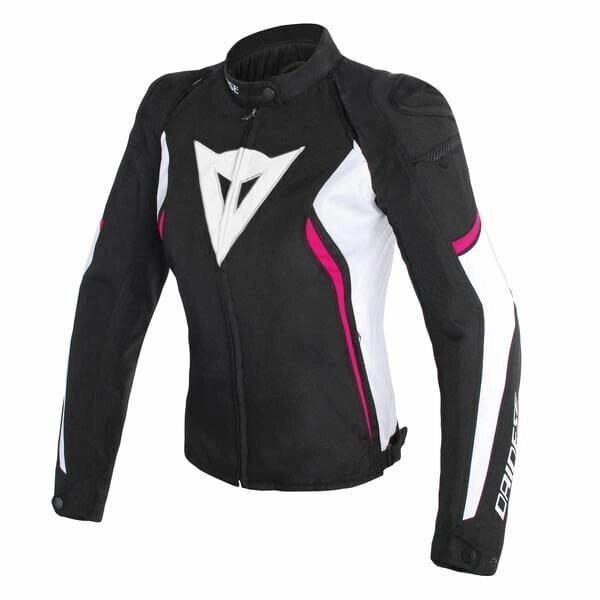 Женская Мотокуртка Dainese Avro D2 Tex Текстильная t76 black/white/fuxia 42 от компании MetSnab - фото 1