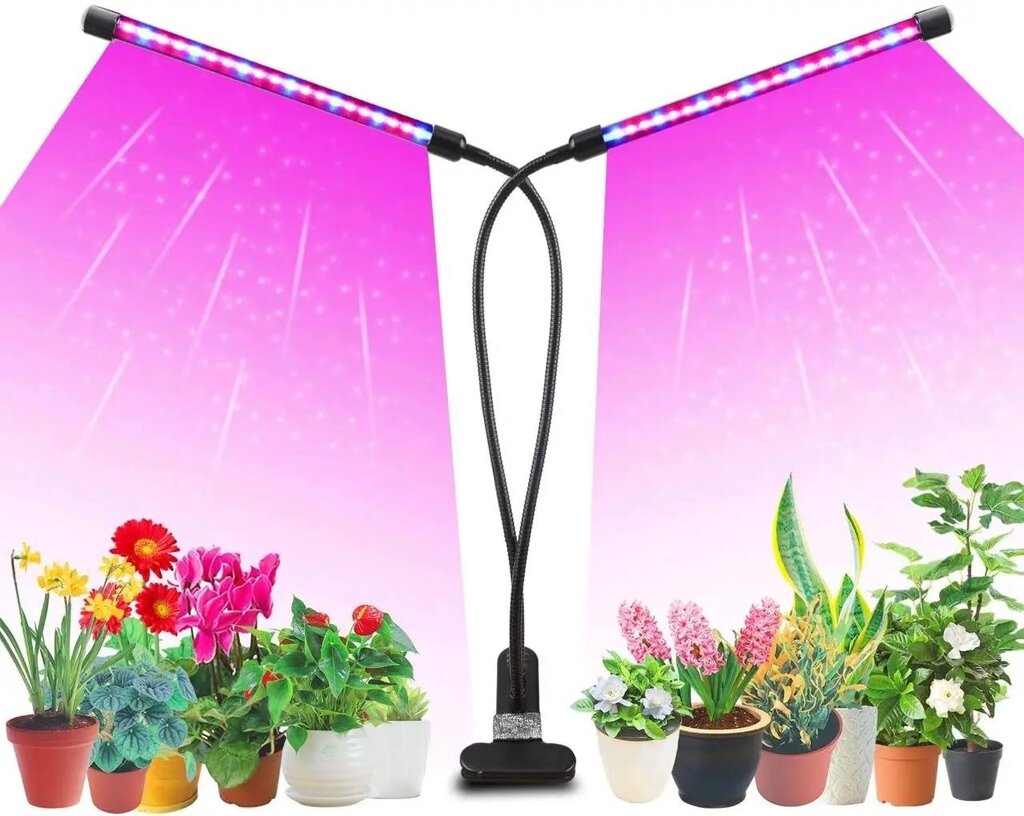 Фитолампа Grow Light светодиодная, ультрафиолетовая 17 Вт, ZWD-CT-USB-GL-2T от компании MetSnab - фото 1