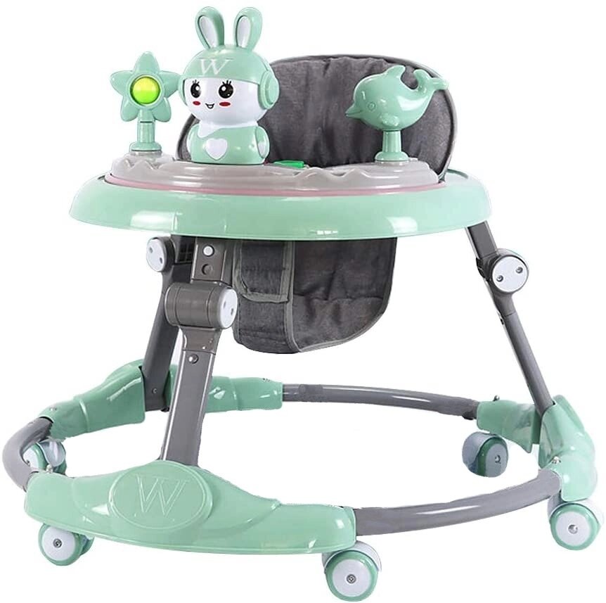 Классические ходунки BABY WALKER Walky Talky, мин. возраст 6 месяцев, зеленый от компании MetSnab - фото 1