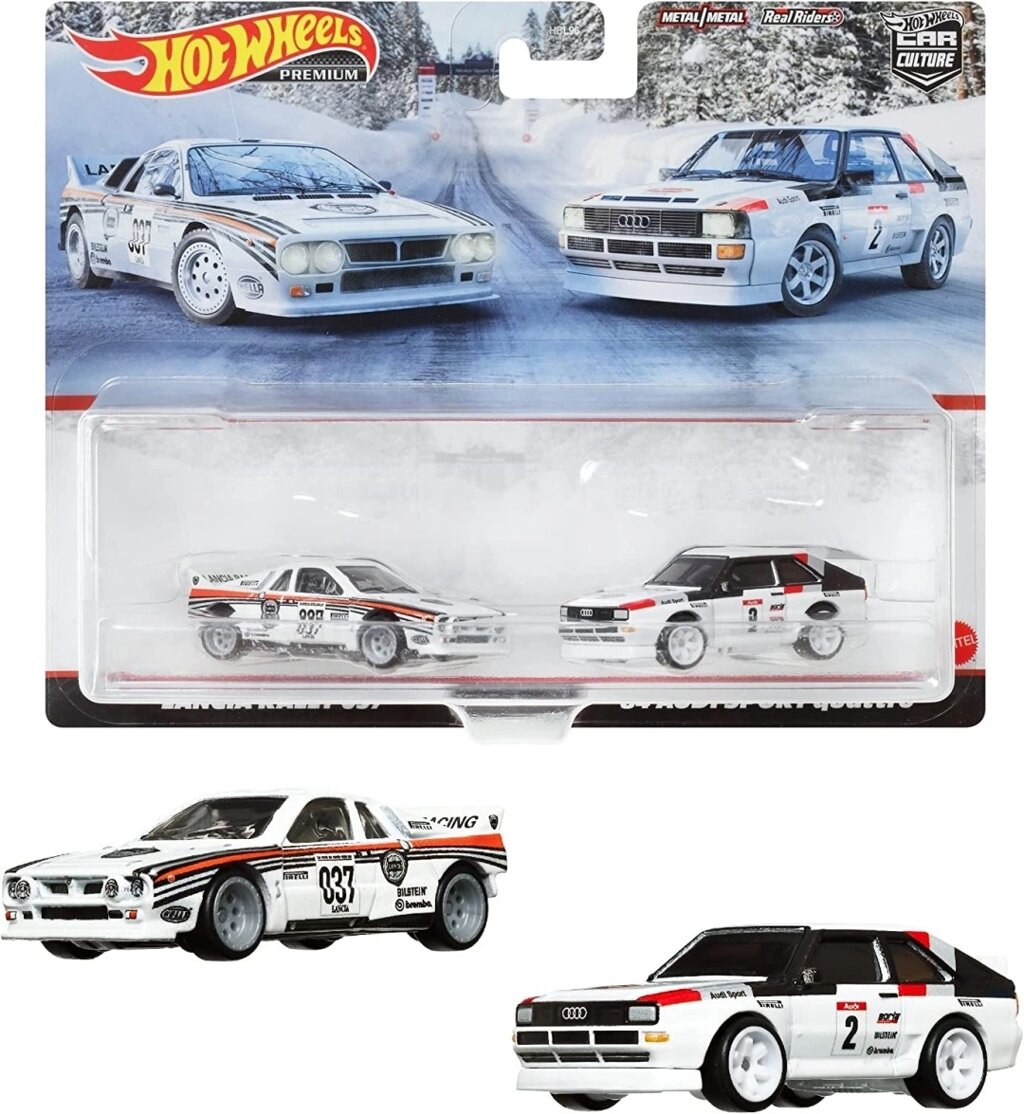 Коллекционная модель Hot Wheels Lancia Rally 037 Audi Sport quattro 84 HCY73 от компании MetSnab - фото 1